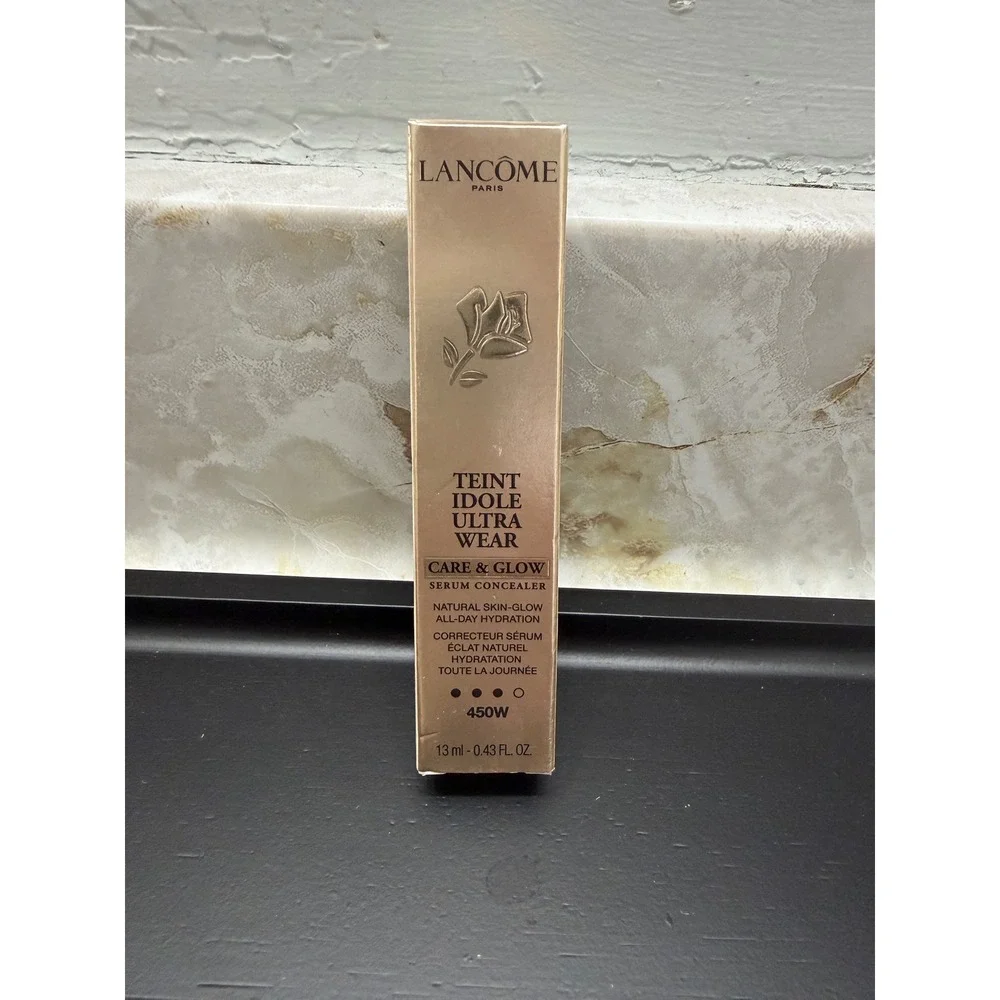 Lancome Teint Idole Ultra‎ Wear Care & Glow Serum Concealer 450W 0.43oz New